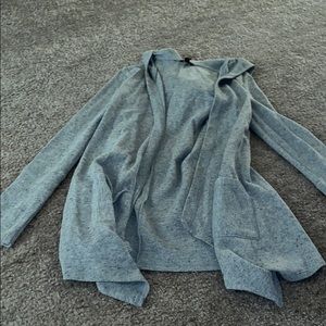 Aeropostale grey hooded cardigan